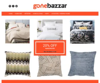 Gonebazzar.com.au(Stylish & Affordable Homewares Furniture) Screenshot