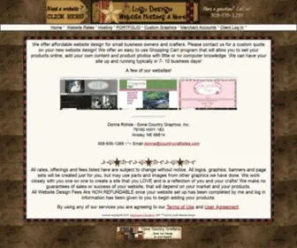 Gonecountrygraphics.com(Craft Website Design) Screenshot