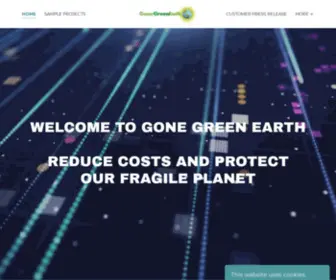 Gonegreenearth.com(Gone Green Earth) Screenshot