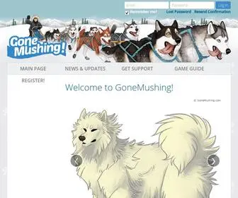 Gonemushing.com(Dog sim) Screenshot