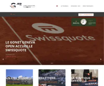 Gonetgenevaopen.com(Gonet Geneva Open) Screenshot