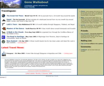 Gonewalkabout.com(Gone Walkabout) Screenshot