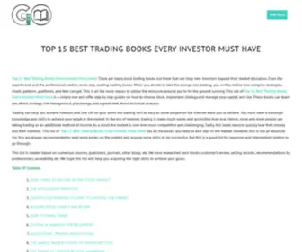 Gonextbook.com(Top 15 Best Trading Books Every Investor Must Have) Screenshot