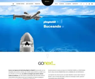 Gonext.es(Agencia de Marketing Digital en Madrid) Screenshot