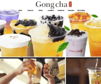 Gongchacanada.ca(Gong Cha Western Canada) Screenshot