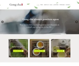 Gongchacanada.com(Gong Cha BC) Screenshot