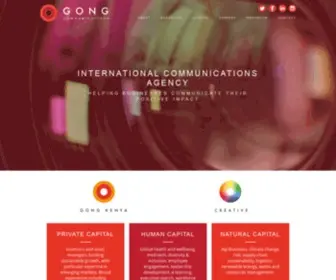 Gongcommunications.com(Gong Communications) Screenshot