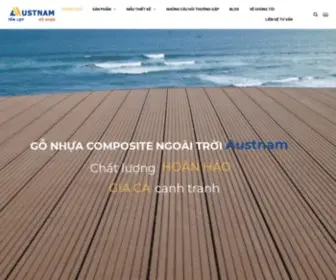 Gonhuaaustnam.com(Gỗ nhựa composite ngoài trời Austnam) Screenshot