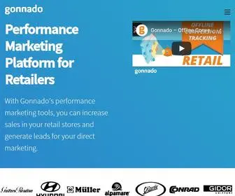 Gonnado.com(Performance Marketing Platform for Retail Stores) Screenshot