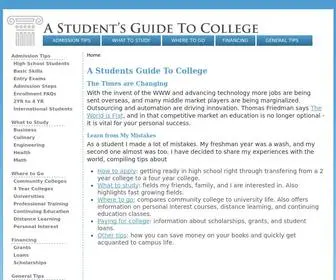 Gonorth.org(A Student's Guide to College Success) Screenshot
