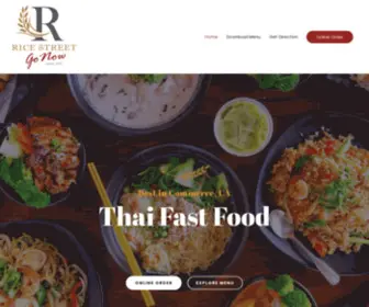 Gonowthai.com(Thai Fast Food Food in Commerce) Screenshot