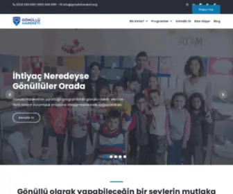 Gonulluhareketi.org(Gönüllü Hareketi Derneği) Screenshot