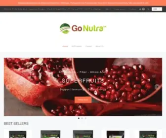 Gonutra.com(Enrich your diet and improve your health with these superfood) Screenshot