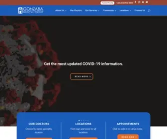 Gonzaba.com(Gonzaba Medical Group) Screenshot