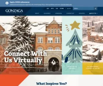 Gonzaga.edu(A constant throughout the years) Screenshot