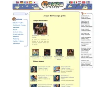 Gonzagames.eu(Descarga juegos gratis en español) Screenshot