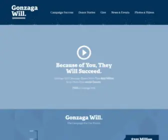 Gonzagawill.com(Gonzaga Will) Screenshot