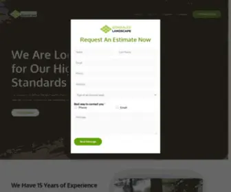 Gonzalezlandscape.net(Cost-Effectiveness & High-Quality) Screenshot