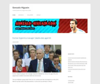 Gonzalo-Higuain.com Screenshot