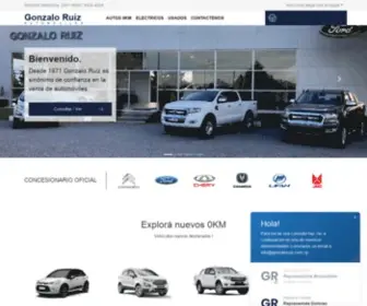 Gonzaloruiz.com(Gonzalo Ruiz Automóviles) Screenshot