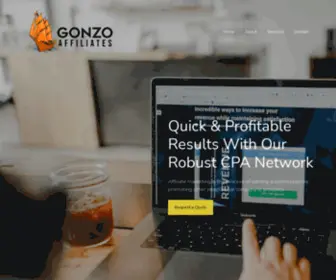 Gonzoaffiliates.com(Expert Lead Provider) Screenshot