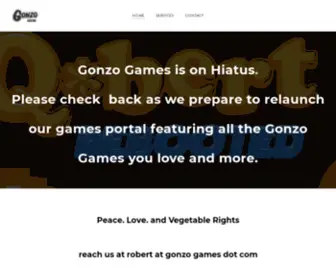 Gonzogames.com(Gonzo Games) Screenshot