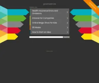 Goochelen.be(goochelen) Screenshot