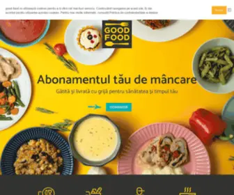 Good-Food.ro(Abonamentul tău sănătos și economic de mâncare) Screenshot