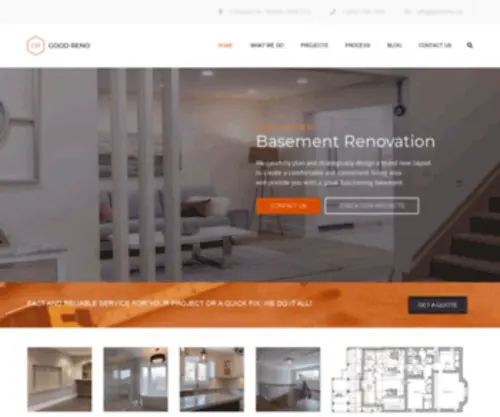 Good-Reno.ca(Basement Renovations) Screenshot