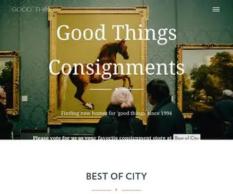 Good-Things.ca(Good Things Consignments) Screenshot