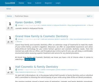 Good888.pw(Your Source for Social News and Networking) Screenshot