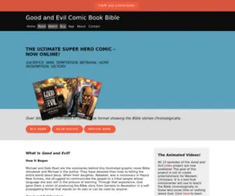 Goodandevilbook.com(Good and Evil Comic Book Bible) Screenshot