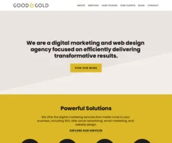 Goodandgold.com(Digital Marketing & Web Design) Screenshot