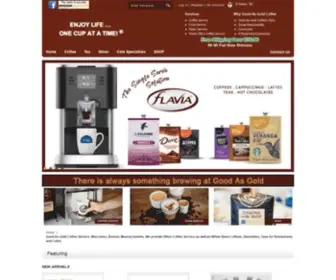 Goodasgold.com(Good as Gold Coffee) Screenshot