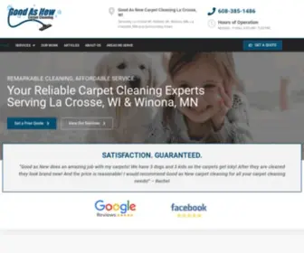 Goodasnewcarpetcleaning.com(Top Rated Carpet Cleaning) Screenshot