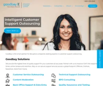 Goodbaytech.com(Intelligent Customer Support & Outsourcing) Screenshot