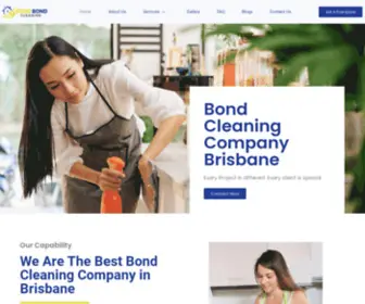 Goodbondcleaning.com.au(Bond Cleaning in Brisbane. Good Bond Cleaning) Screenshot