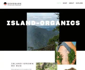 Goodbudsorganic.com(Connecting Good People with Good Cannabis. Our small) Screenshot