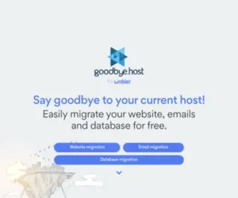 Goodbye.host(Easily migrate your website) Screenshot