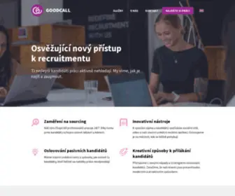 Goodcall.eu(Osvěžující nový přístup k recruitmentu) Screenshot