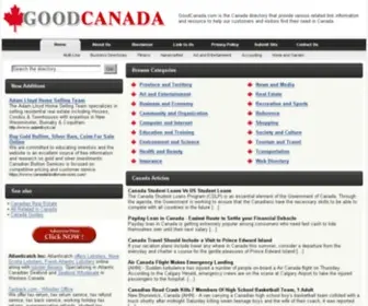 Goodcanada.com(Canada) Screenshot