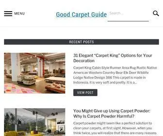 Goodcarpetguide.com(Good Carpet Guide) Screenshot