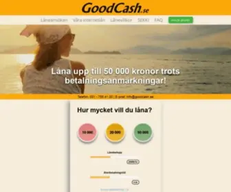 Goodcash.se(Låna) Screenshot