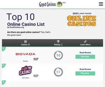 Goodcasinos.org Screenshot