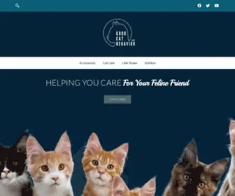 Goodcatbehavior.com(Good Cat Behavior) Screenshot