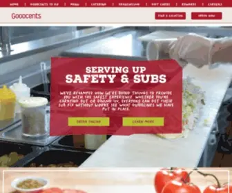 Goodcentssubs.com(Now Serving 30% More Meat) Screenshot