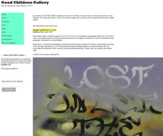 Goodchildrengallery.com(Good Children Gallery) Screenshot