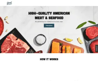 Goodchop.com(Responsibly raised meat) Screenshot