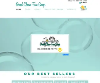 Goodcleanfunsoaps.com(Home) Screenshot