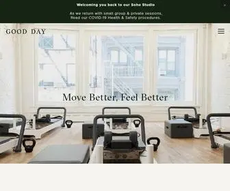 Gooddaypilates.com(Good Day Pilates) Screenshot